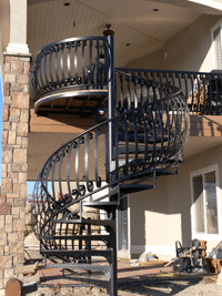 6 Foot Spiral Stairs